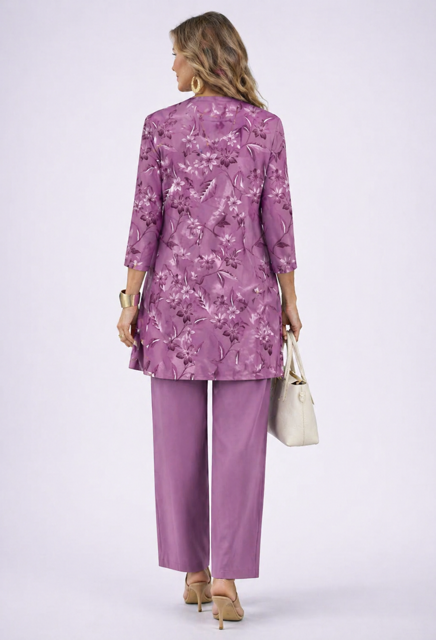 Paolina | Completo Donna 3 Pezzi Viola