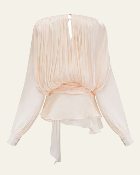Blusa Donna in Chiffon di Seta