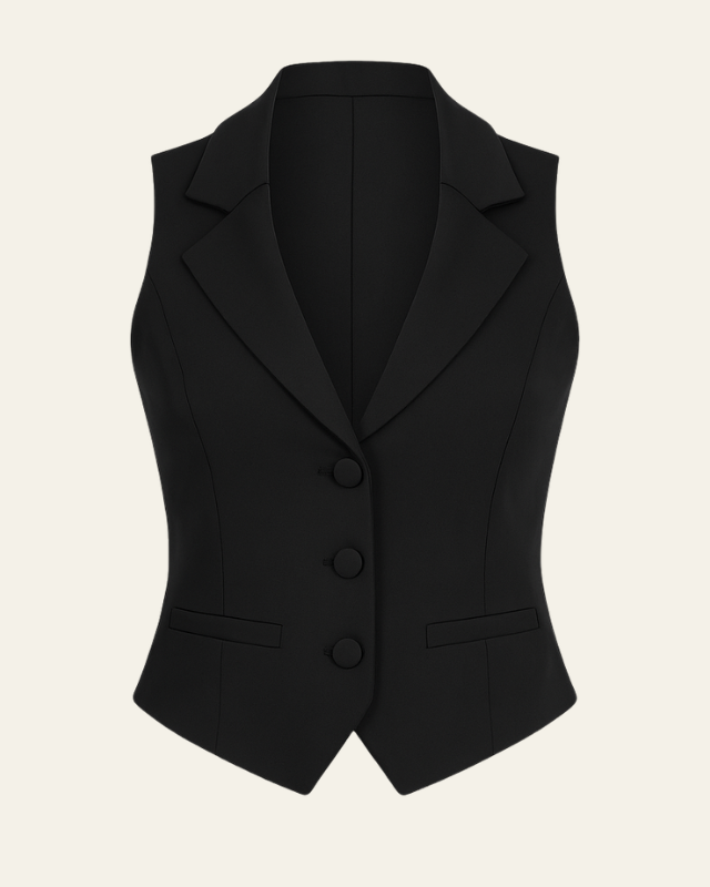 Gilet Donna in Cotone Sartoriale