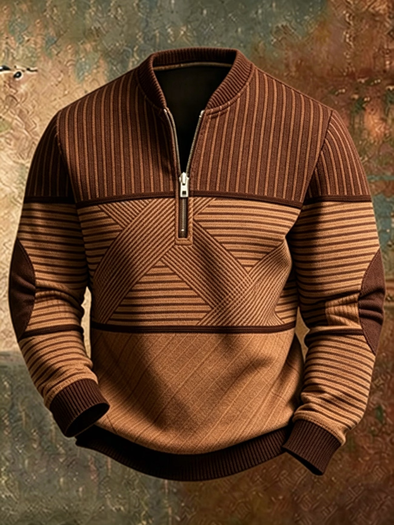 Viktor | Maglione da uomo con mezza zip