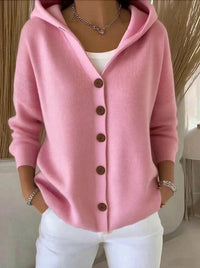 Rosalia | Cardigan con cappuccio e bottoni