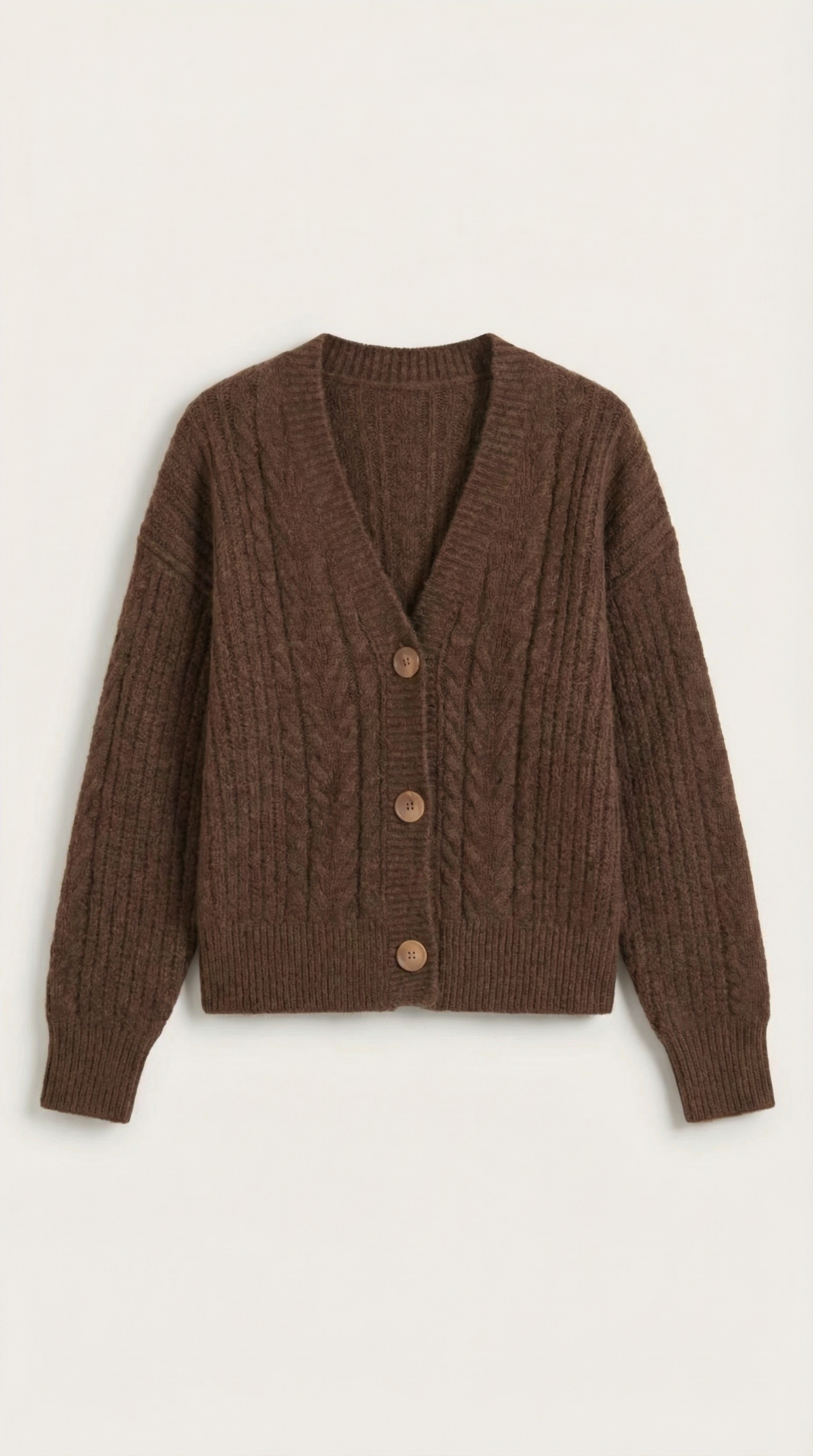 Maglione Oversize Donna a Trecce Pesanti