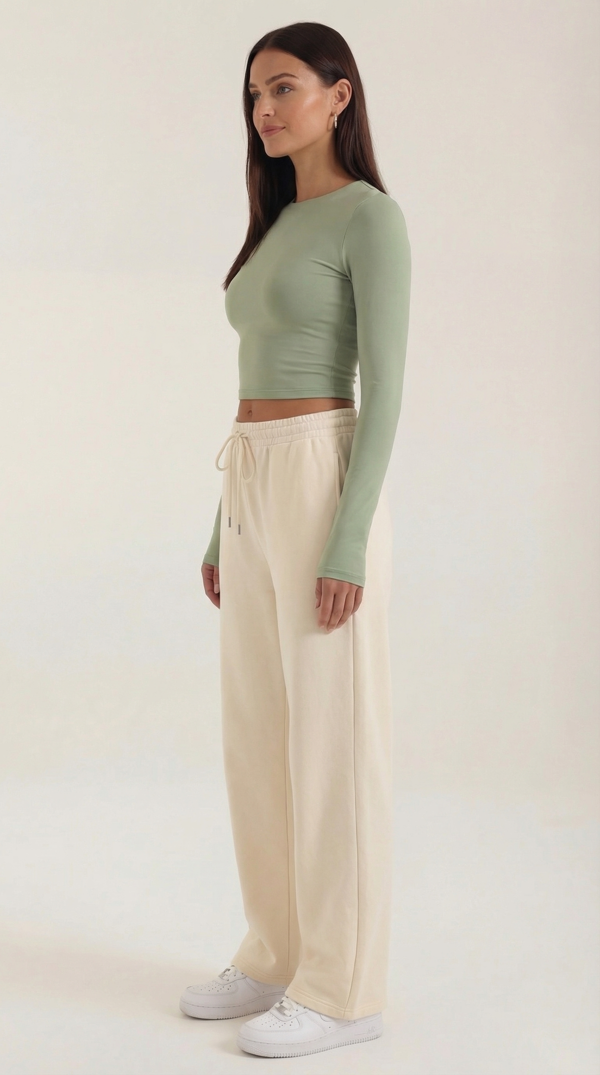 Top Crop Donna Elastico