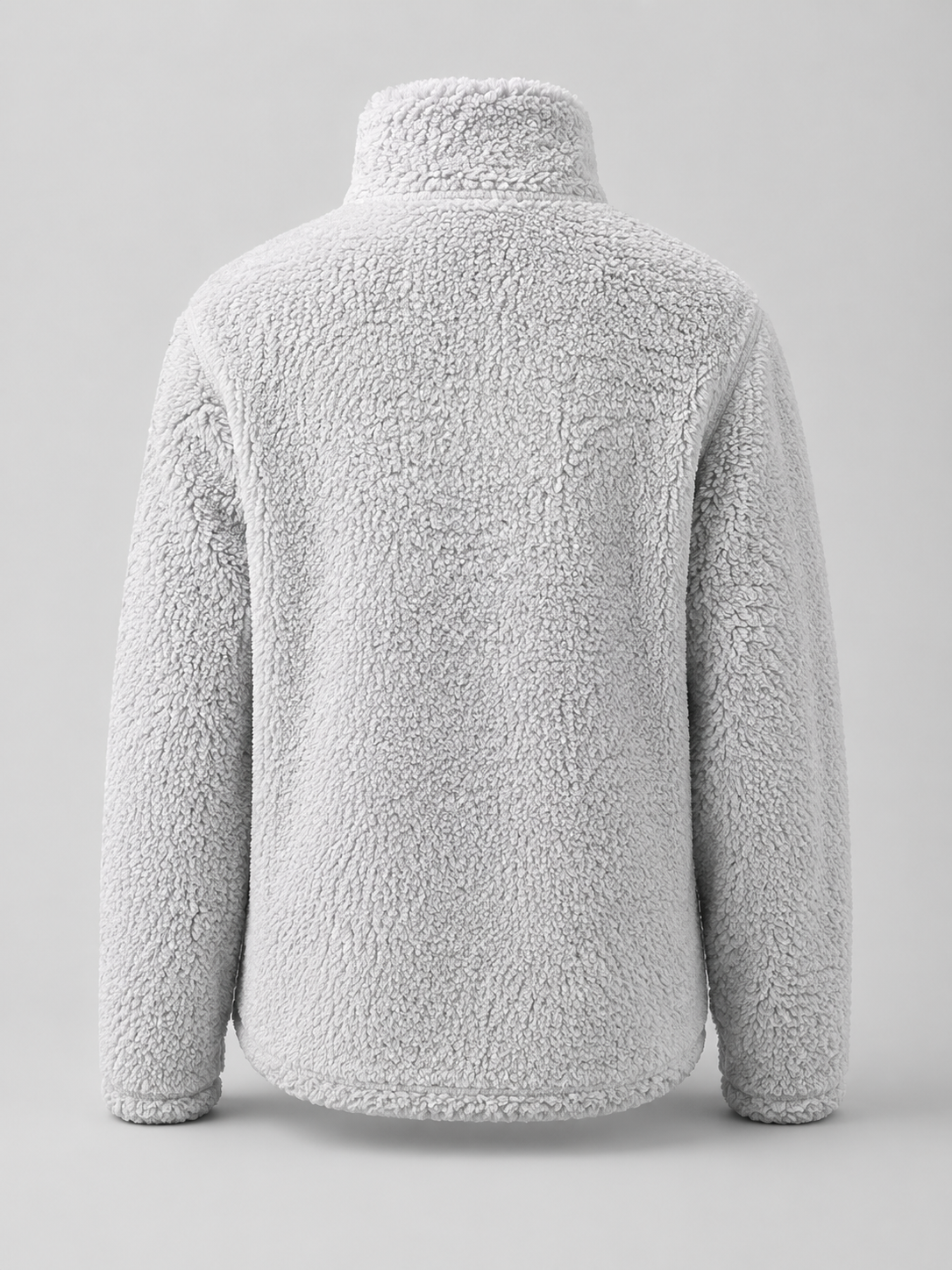 Maglione Donna a Collo Alto in Maglia Spazzolata