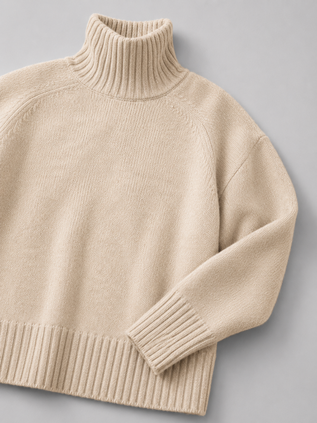 Maglione Oversize Donna a Collo Alto