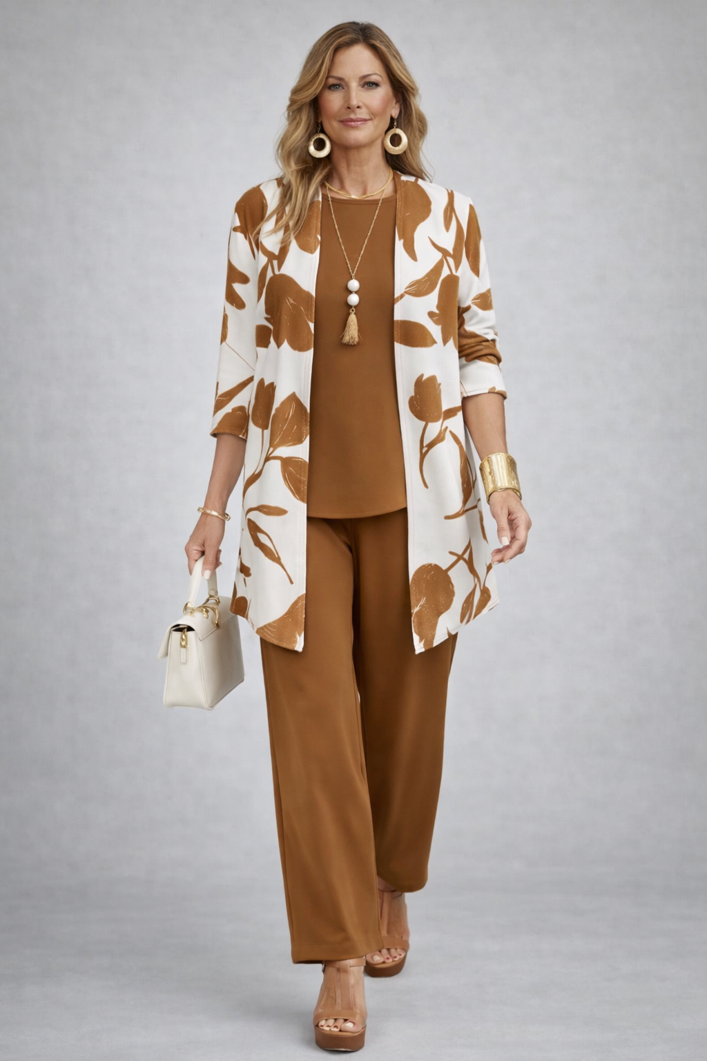 Elvira | Completo Donna 3 Pezzi Marrone