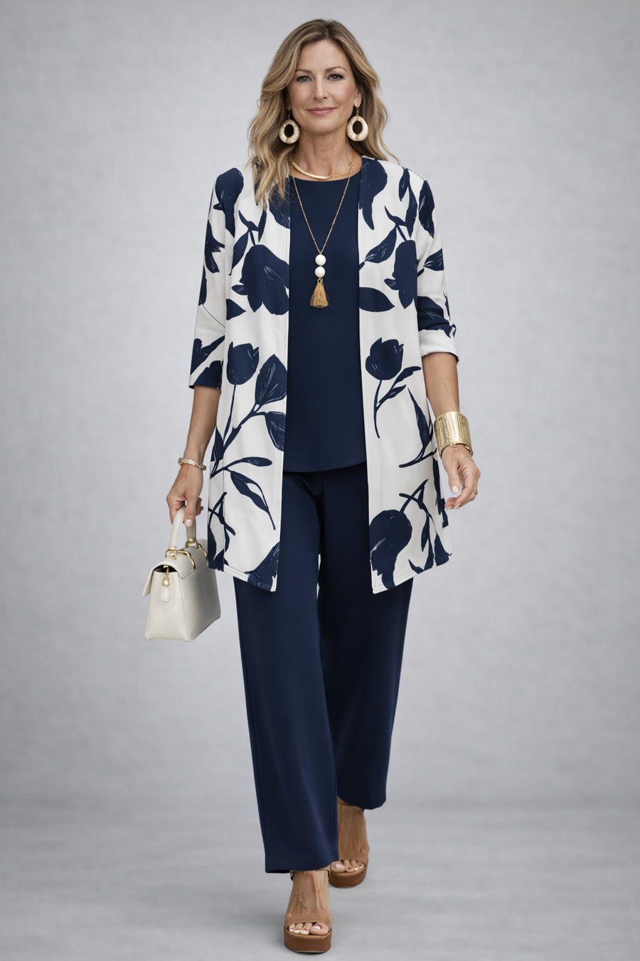 Evelina | Completo Donna 3 Pezzi Blu