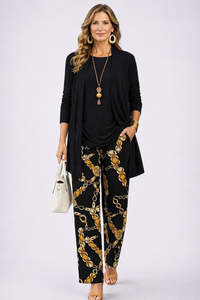 Giuditta | Completo Donna 3 Pezzi Nero