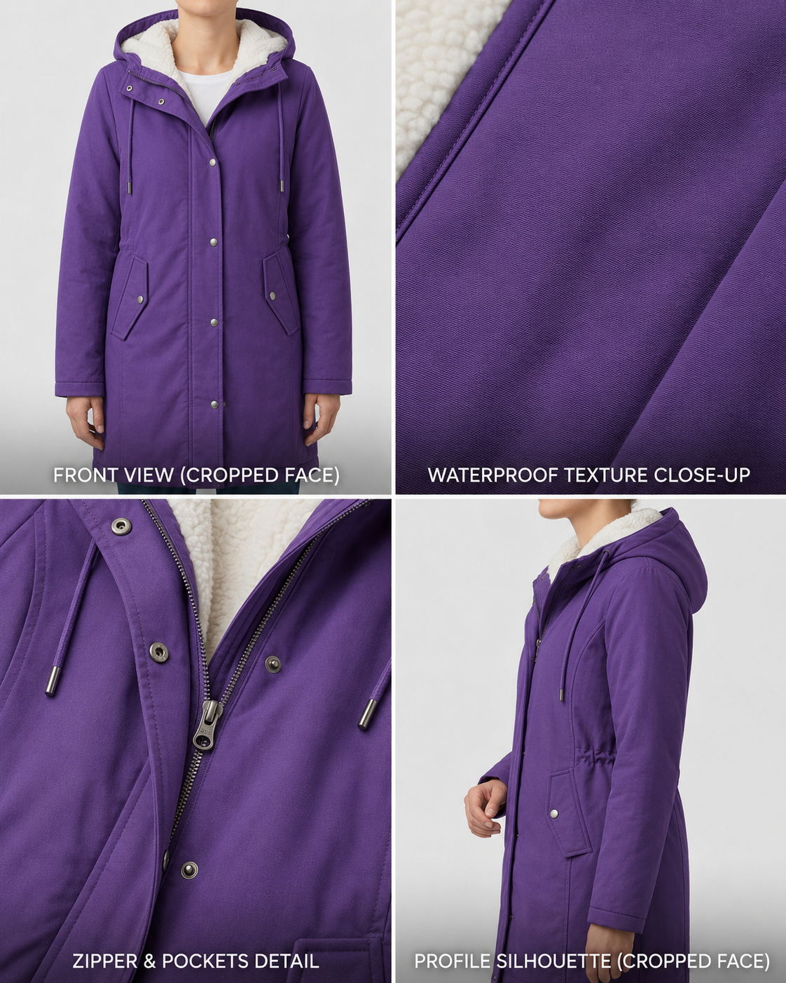 Adriana | Parka Lungo Impermeabile