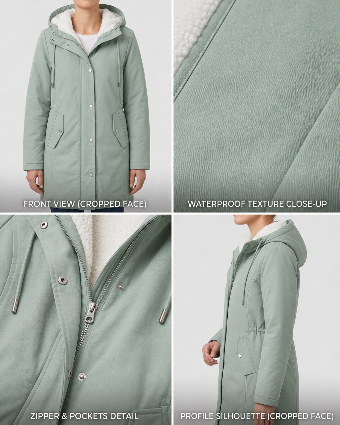 Adriana | Parka Lungo Impermeabile