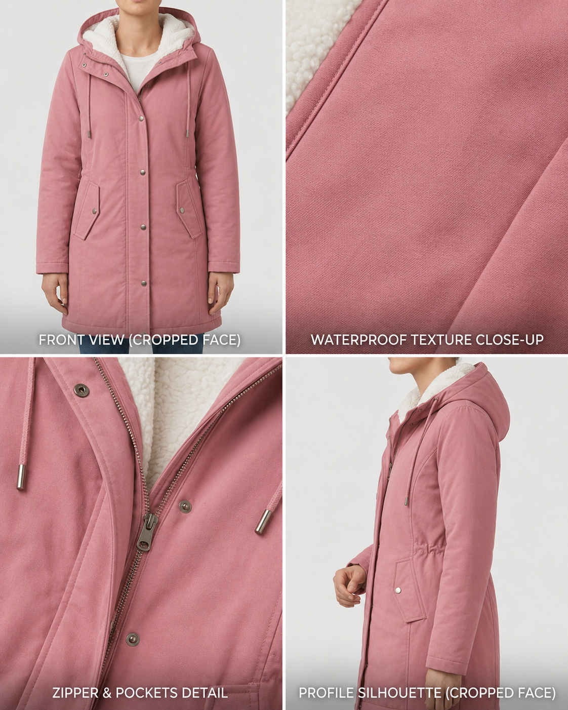 Adriana | Parka Lungo Impermeabile