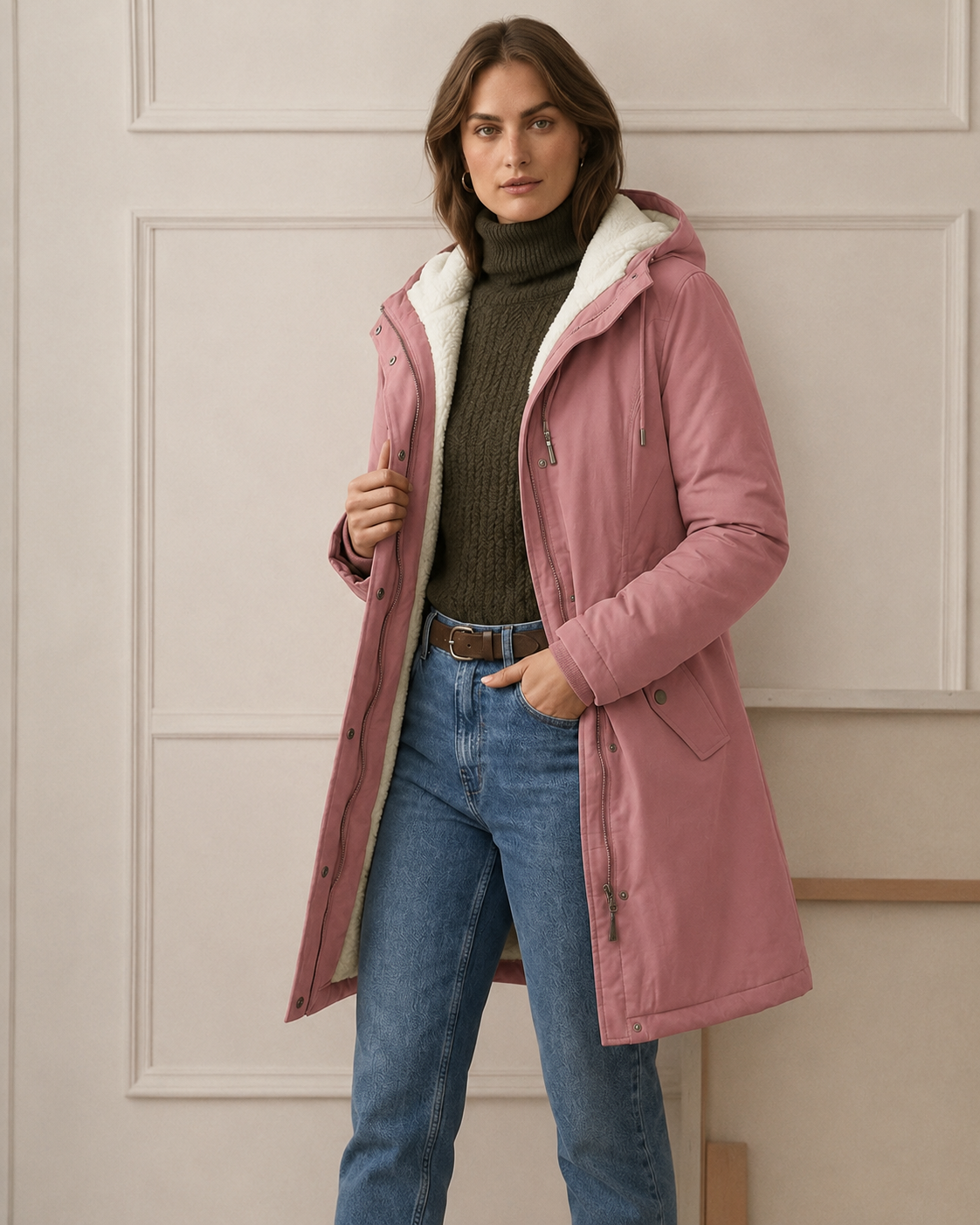 Adriana | Parka Lungo Impermeabile