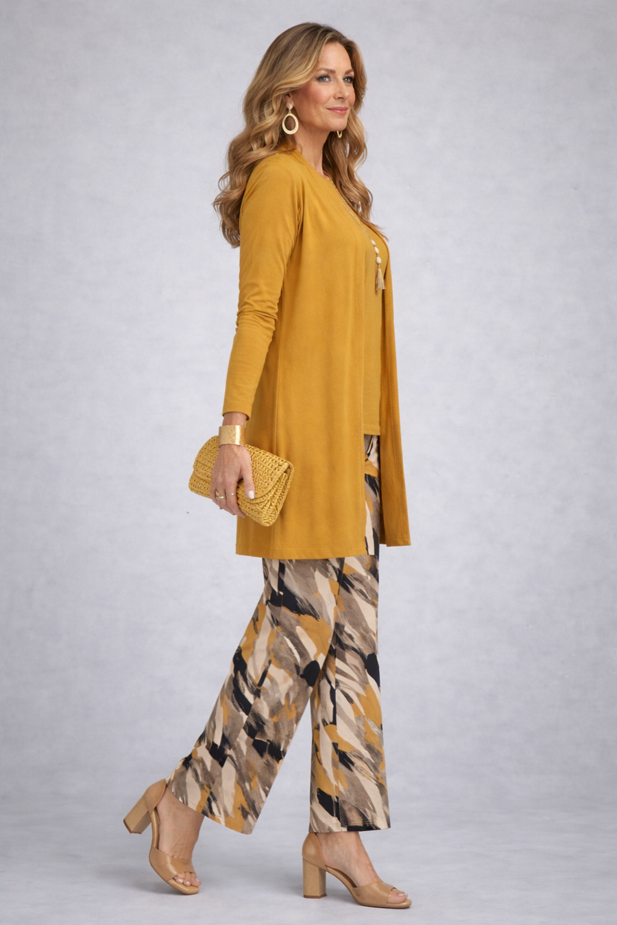 Federica | Completo Donna 3 Pezzi Giallo