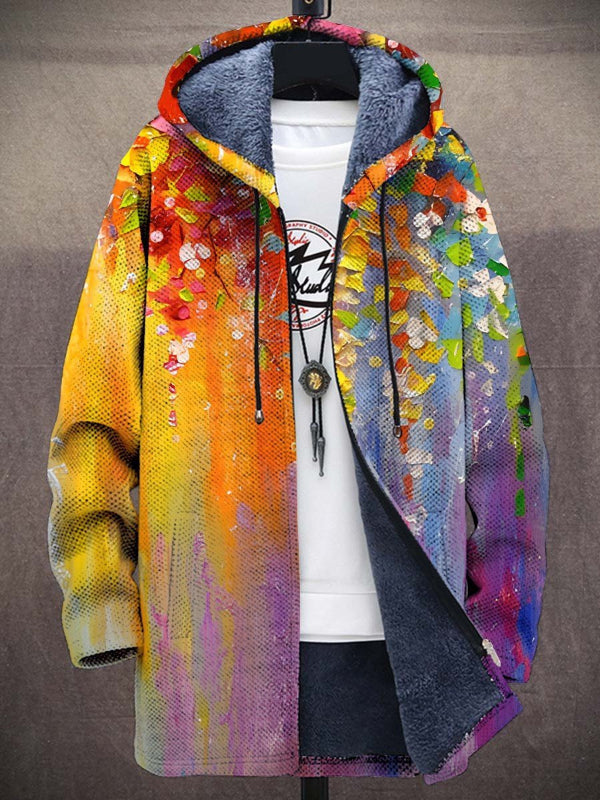 Aurora | Cappotto con stampa artistica