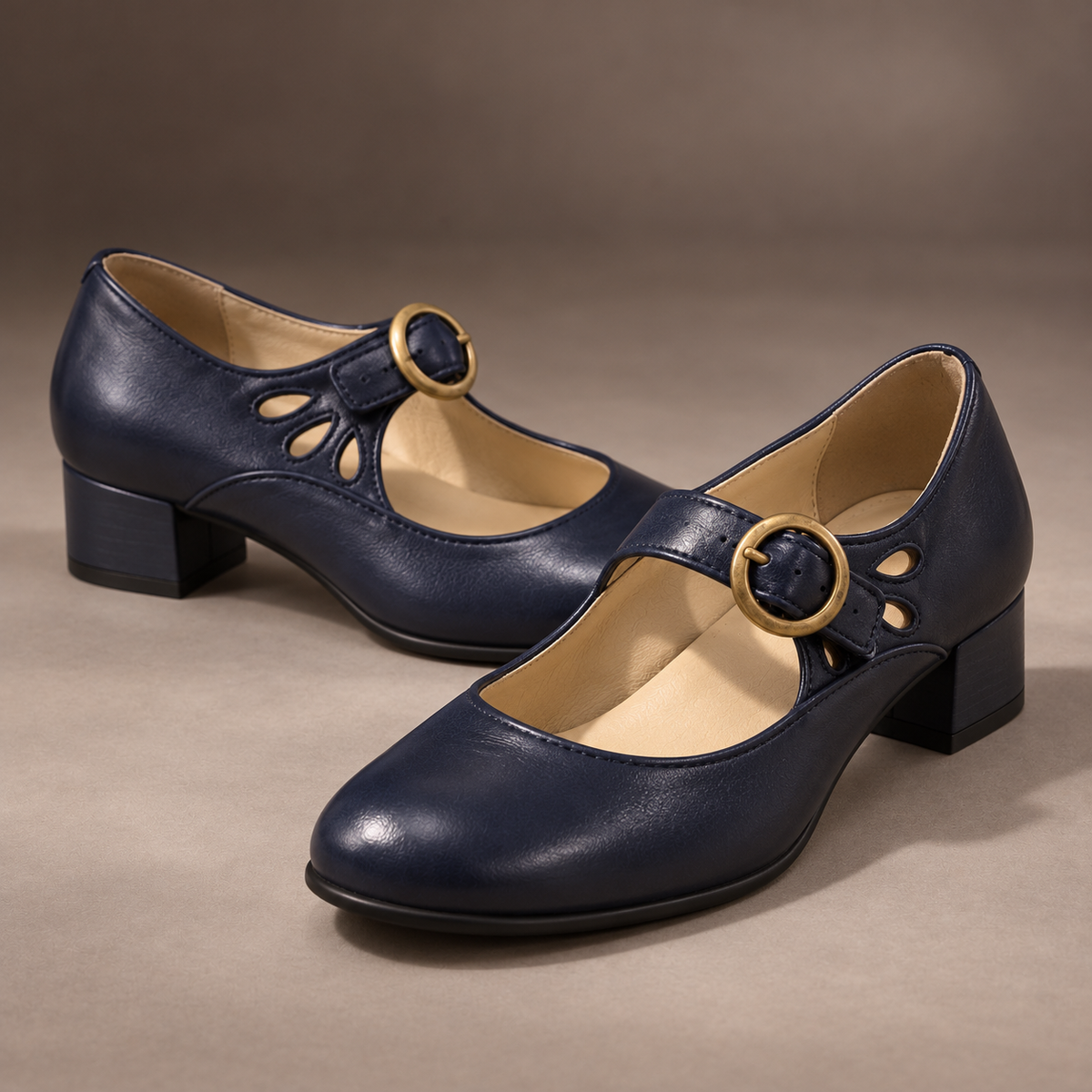 Carlotta | Scarpe Mary Jane con tacco basso