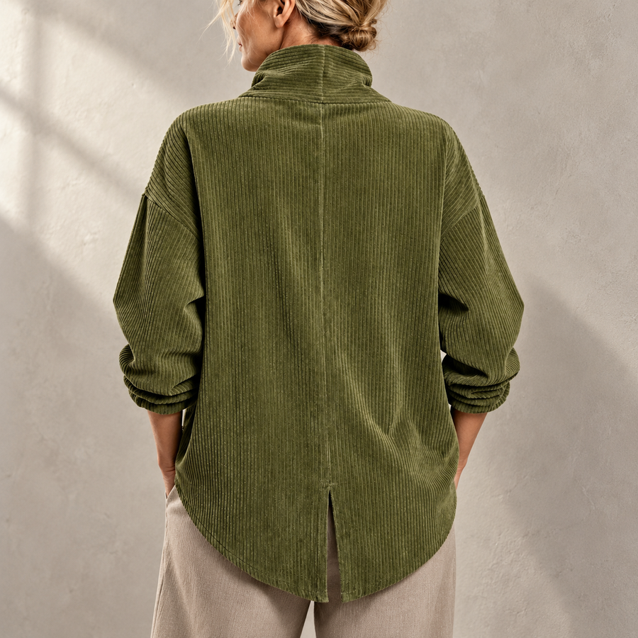 Capucine | Maglia a coste con bottoni