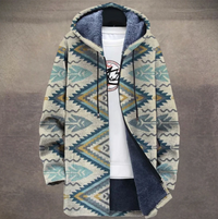 Sierra | Cappotto con fantasia a rombi