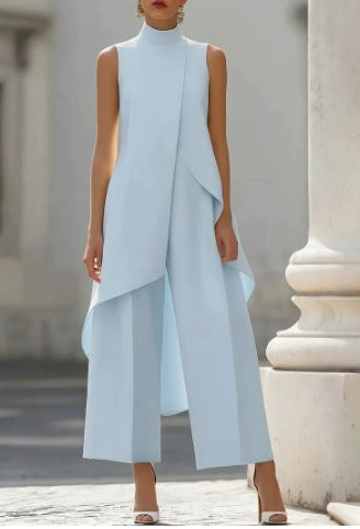 Catalina | Completo Donna Collo Alto e Pantaloni Palazzo