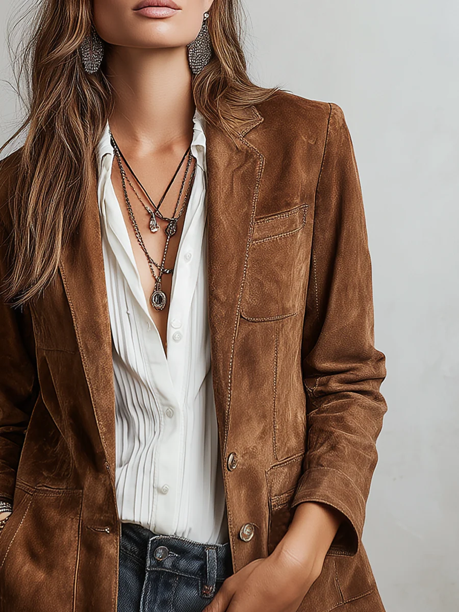 Millicent | Blazer Marrone Vintage