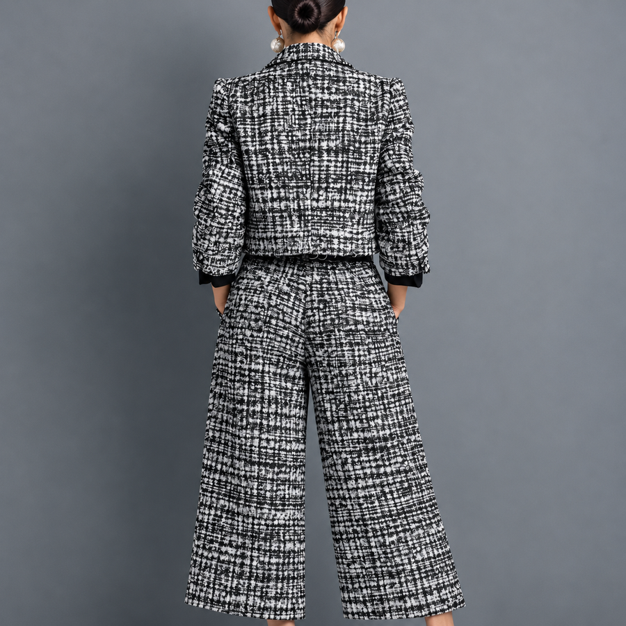 Milena | Completo elegante con giacca corta