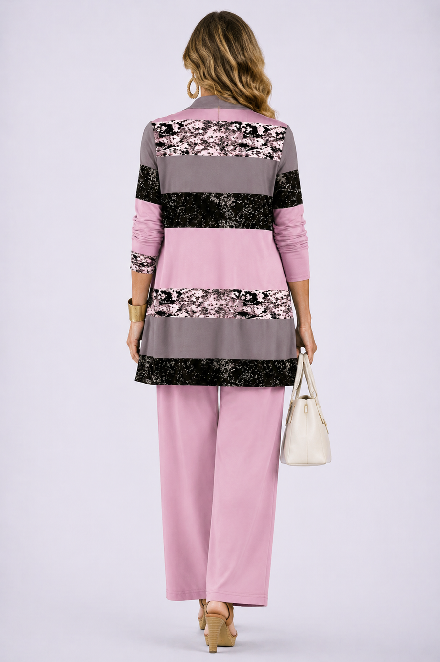Patrizia | Completo Donna 3 Pezzi Rosa