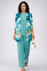 Ginevra | Completo Donna 3 Pezzi Blu