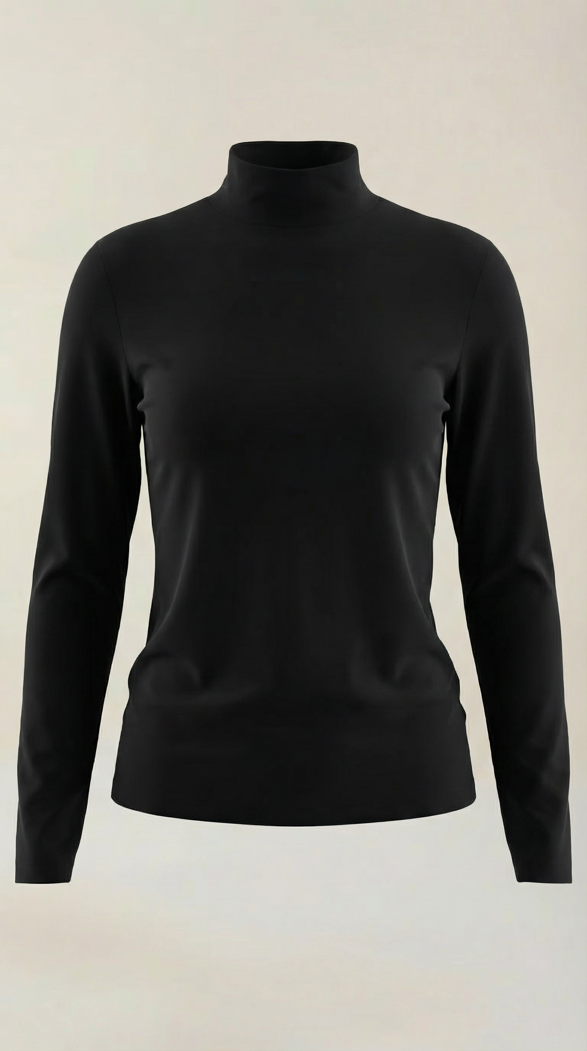 Maglia Donna a Collo Alto in Misto Cotone