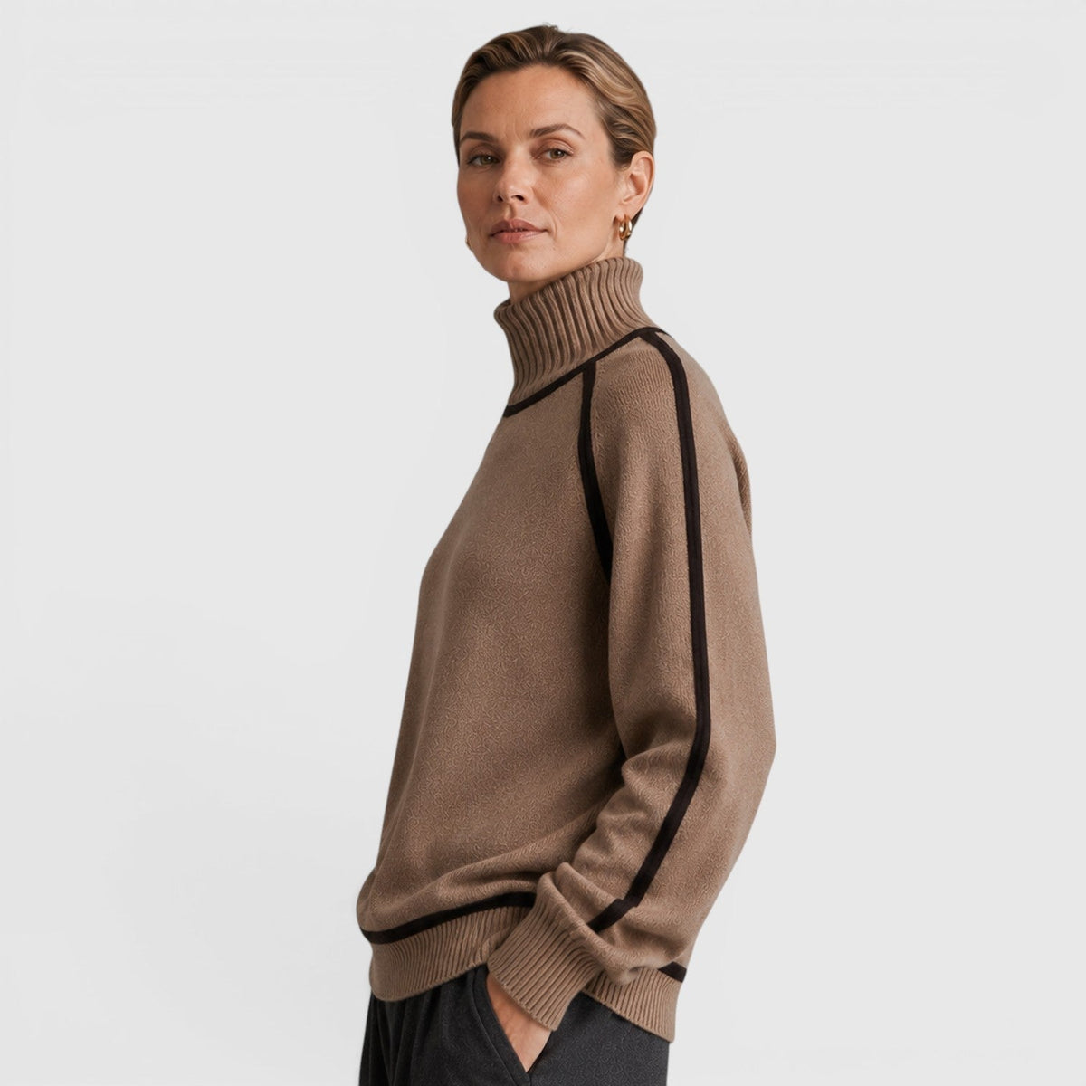Maglione Dolcevita Donna Ampio