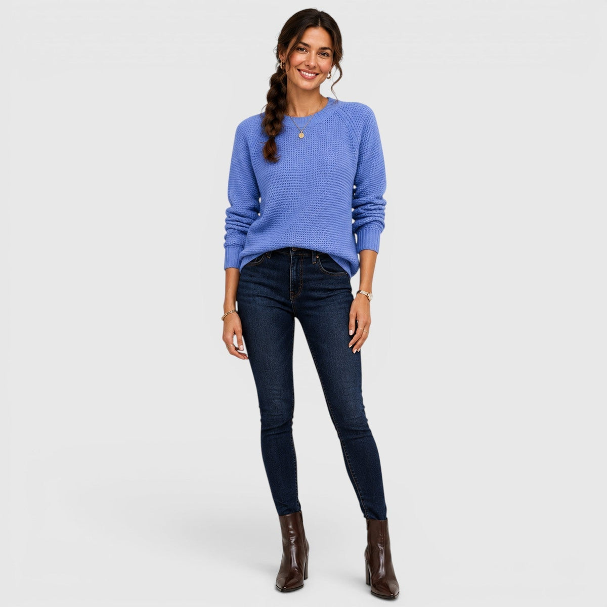 Maglione Donna Girocollo in Ciniglia