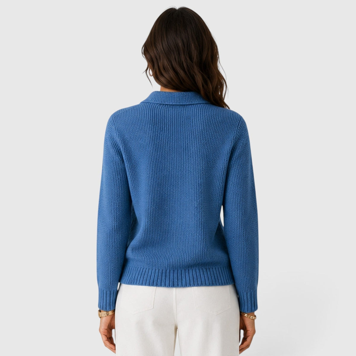 Cardigan Donna con Revers e Bottoni