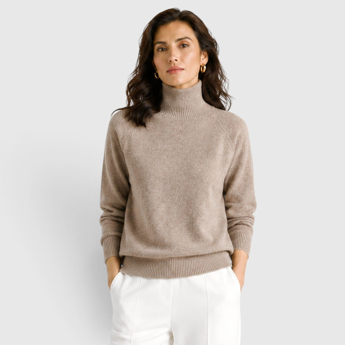 Maglione Donna Dolcevita in Lana