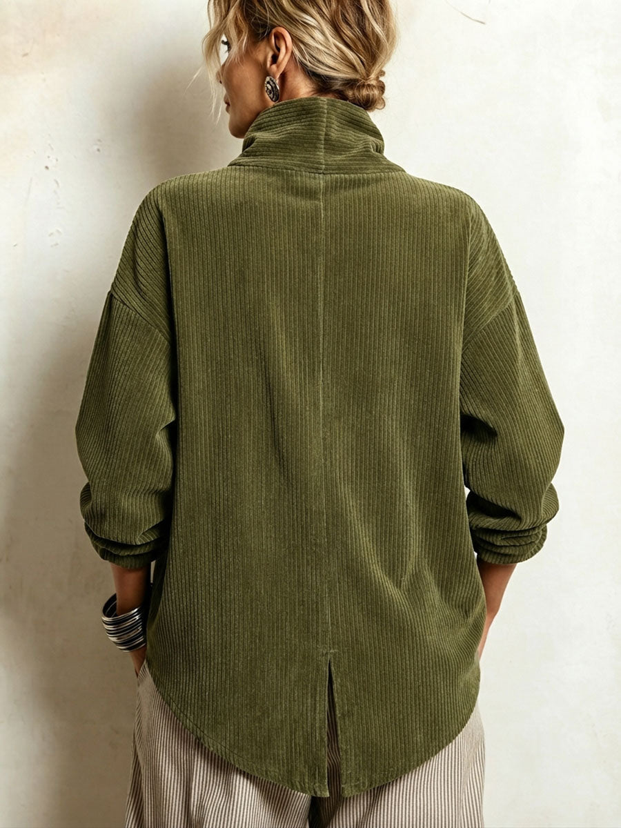 Capucine | Maglia a coste con bottoni
