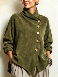 Capucine | Maglia a coste con bottoni
