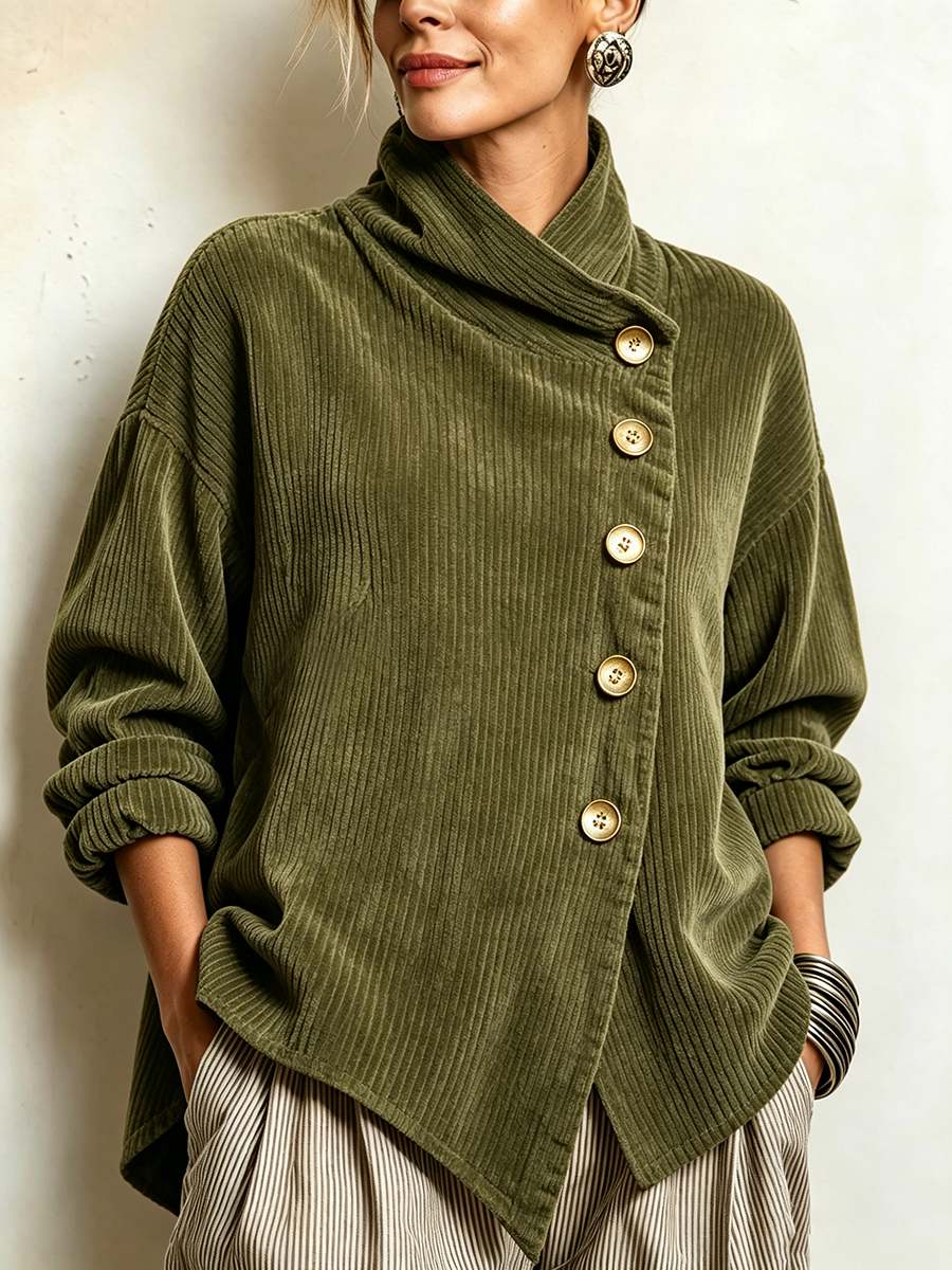 Capucine | Maglia a coste con bottoni