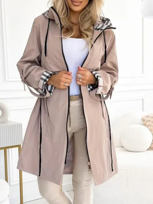 Gabriella | Cappotto Impermeabile Antivento con Zip