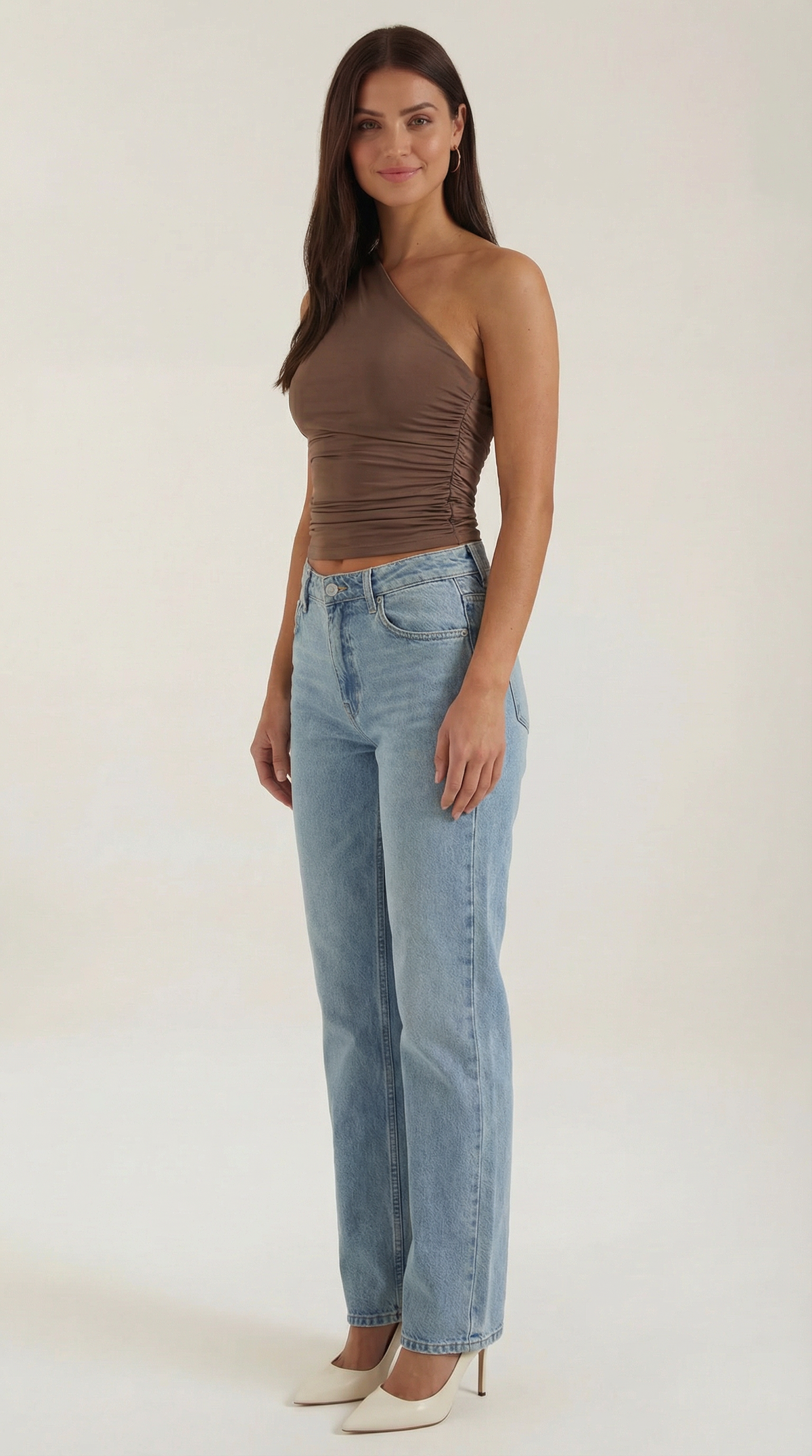 Top Donna Monospalla Elasticizzato