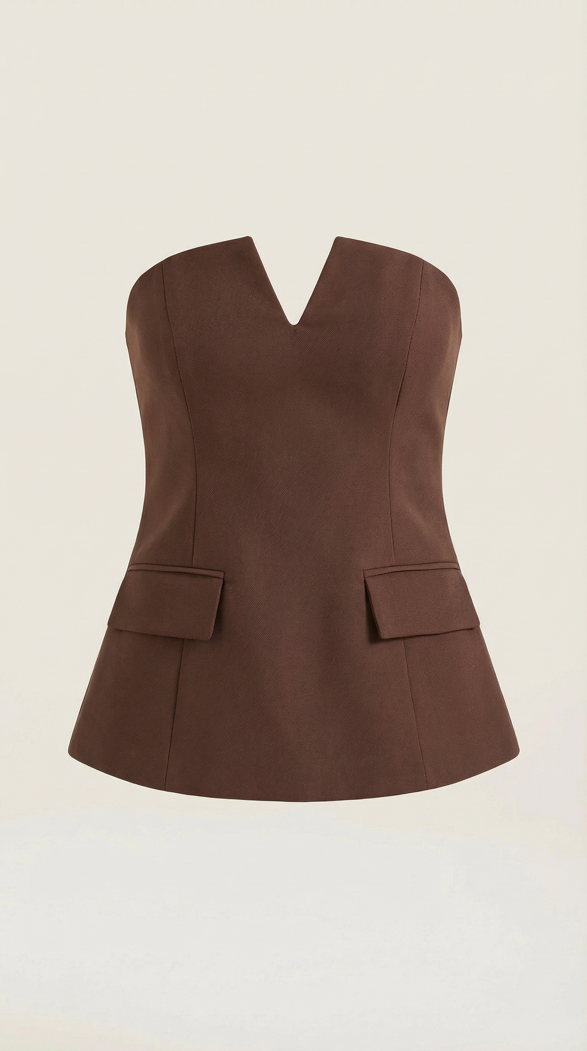 Top Donna Senza Maniche con Scollo a Incavo