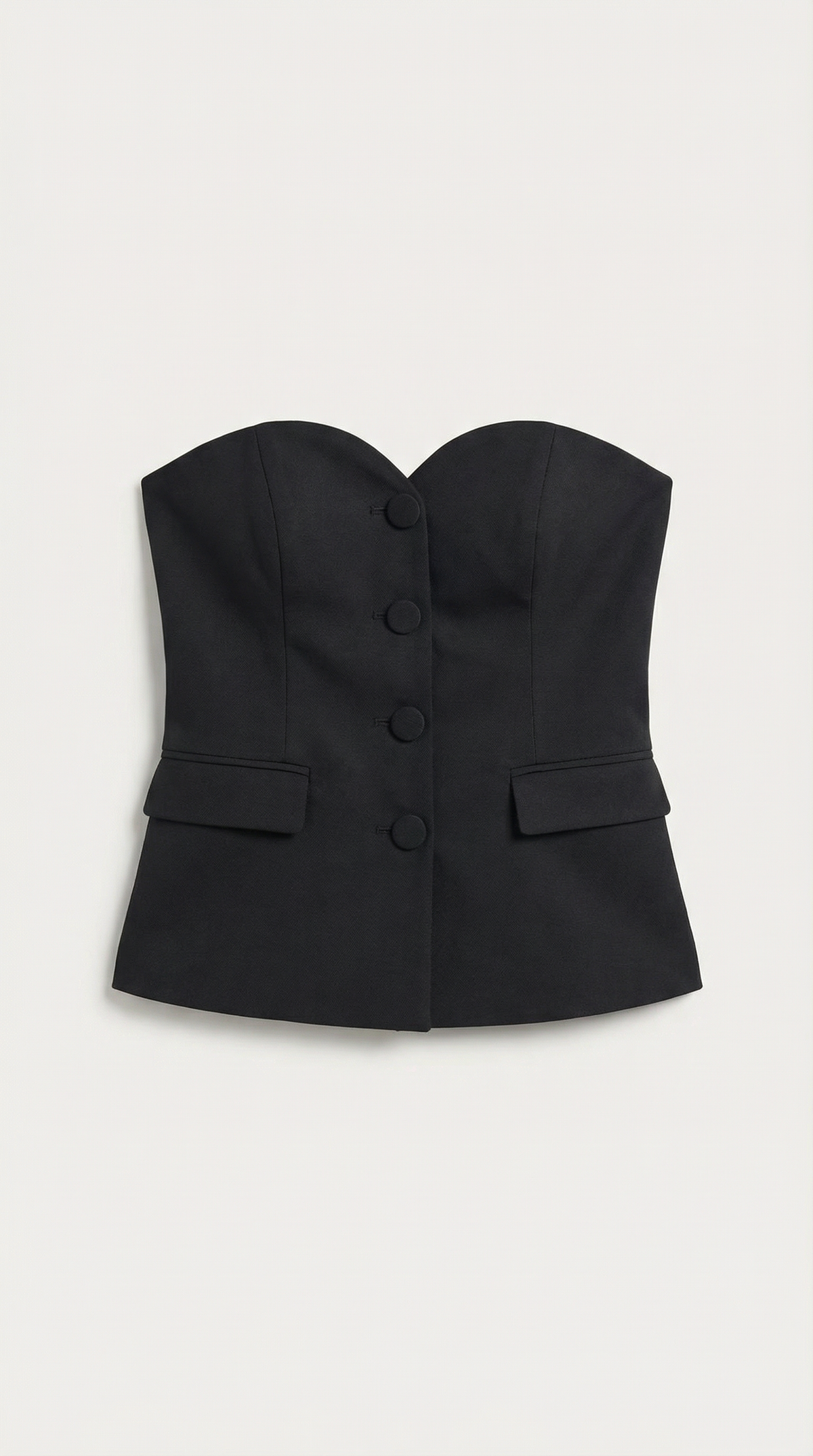 Top Blazer Donna Senza Spalline