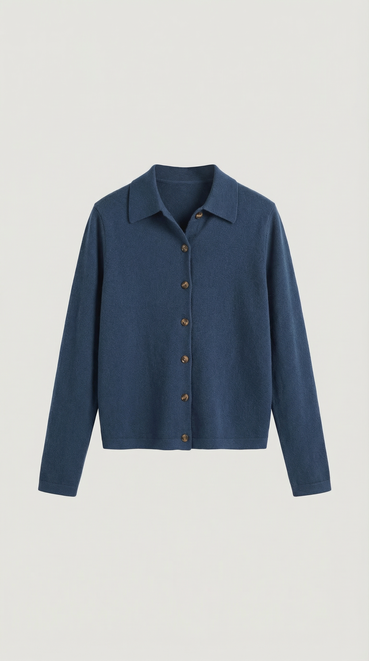 Cardigan Donna con Colletto Bottonato