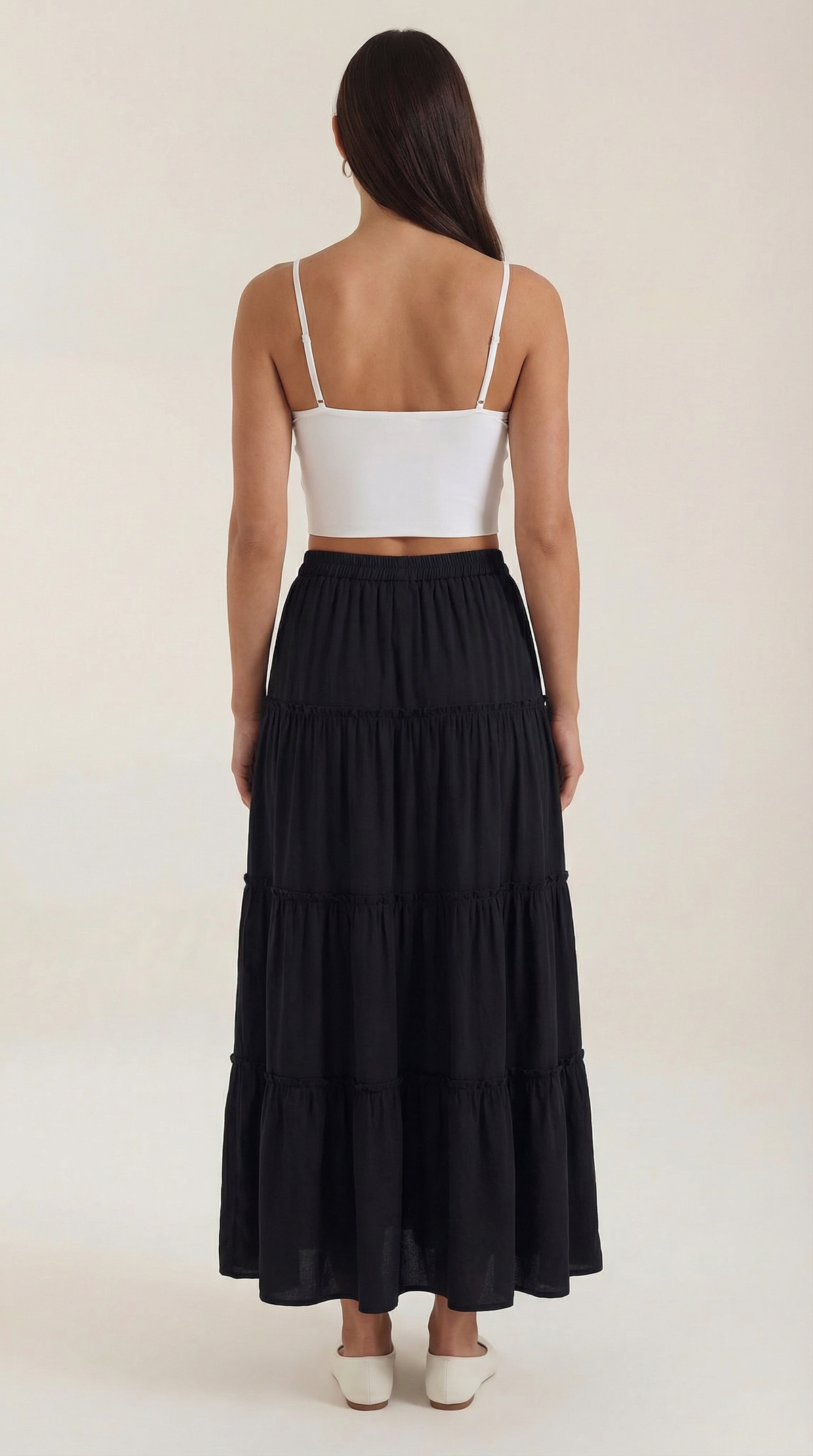Canotta Crop Donna con Scollo a Cuore