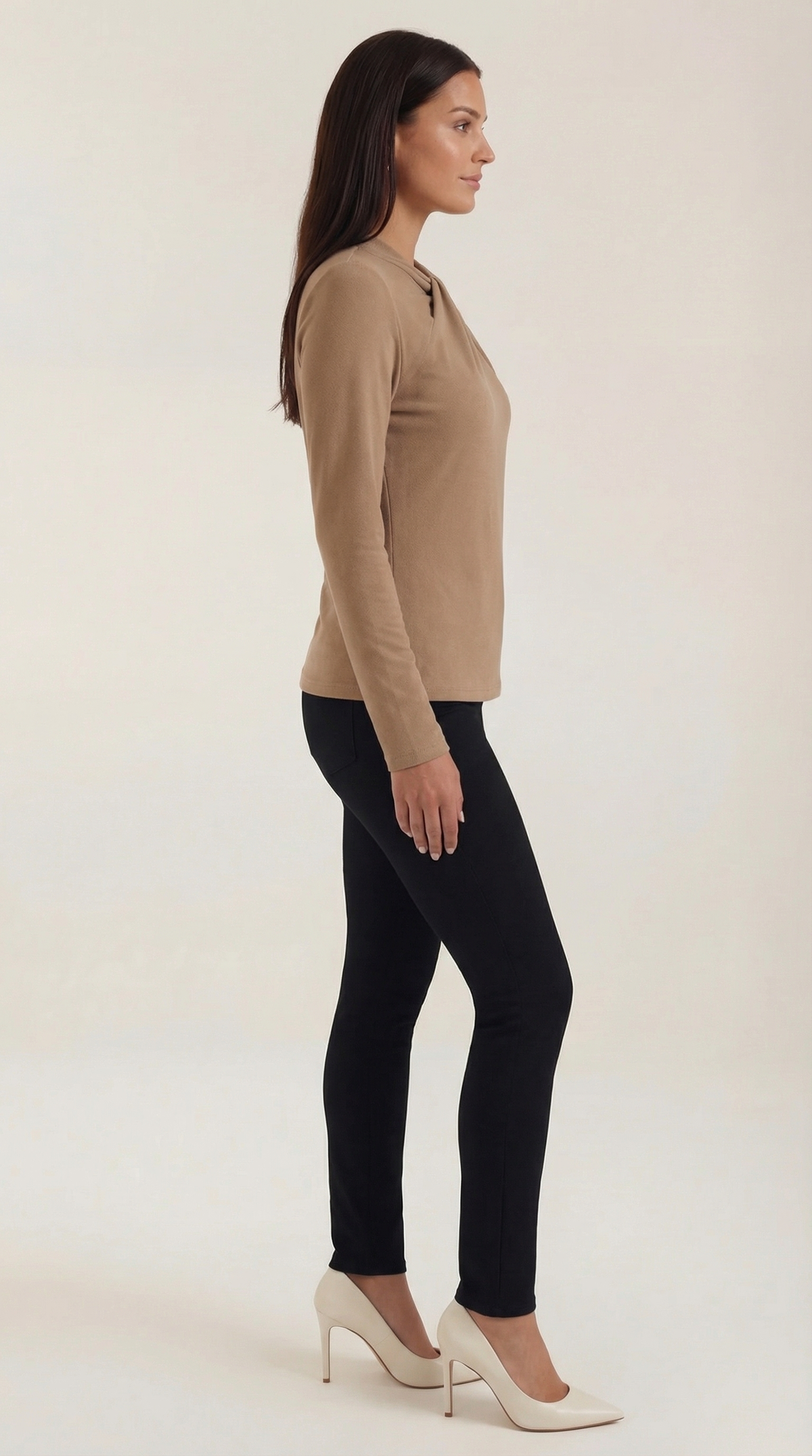 Blusa Donna con Nodo al Collo