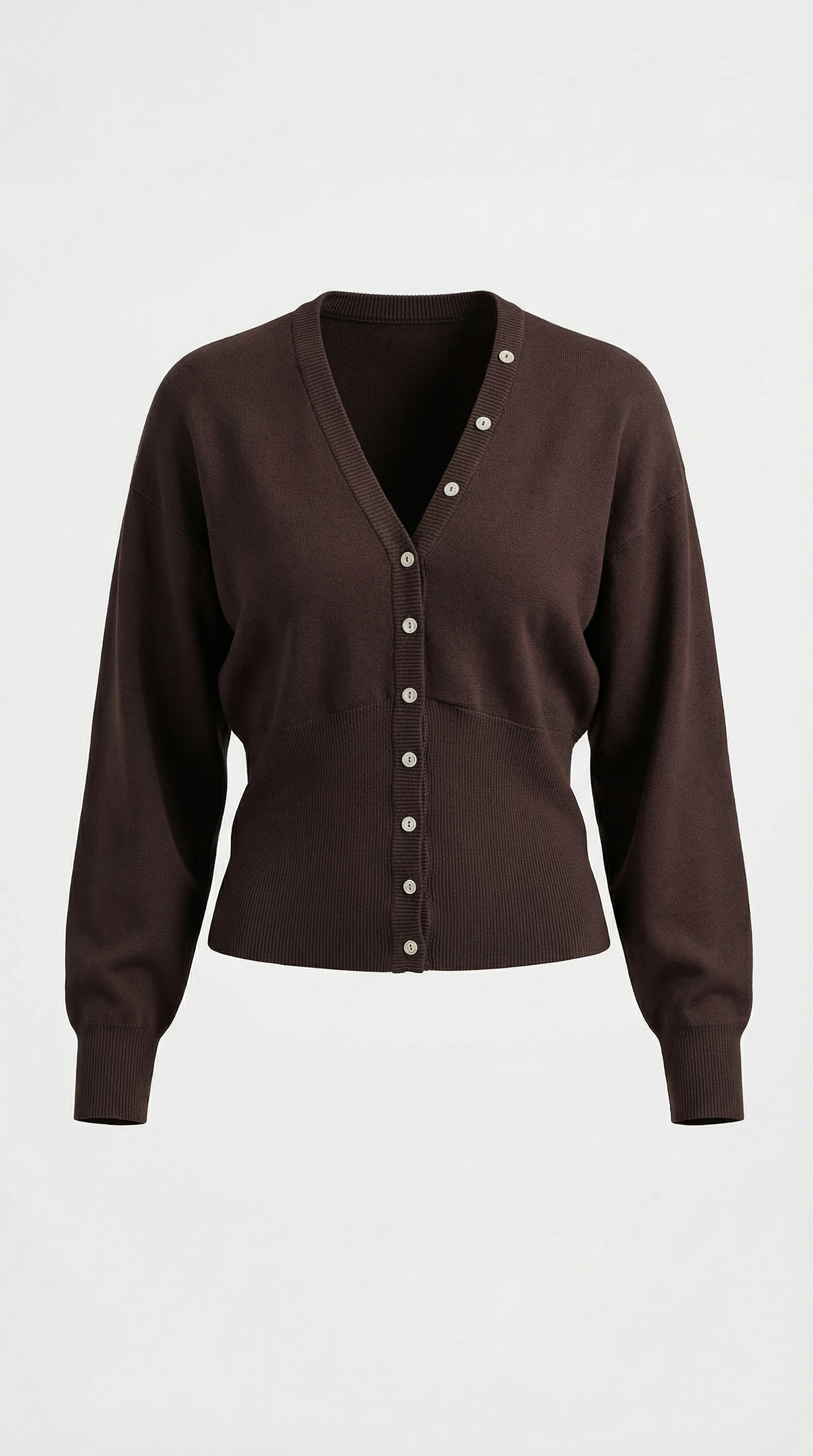 Cardigan Donna con Scollo a V Profondo