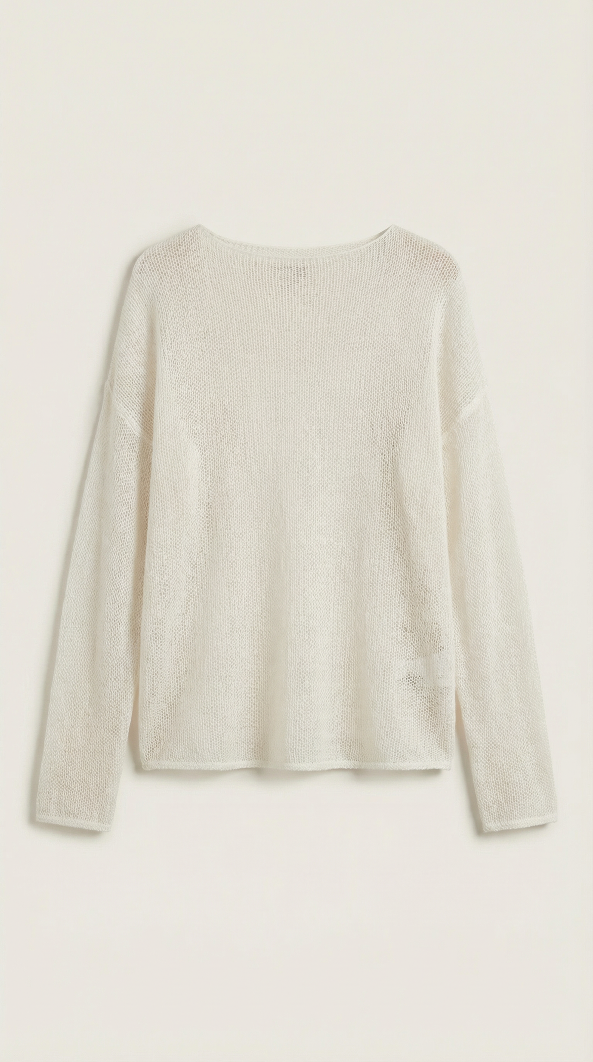 Top Donna Oversize Trasparente in Maglia